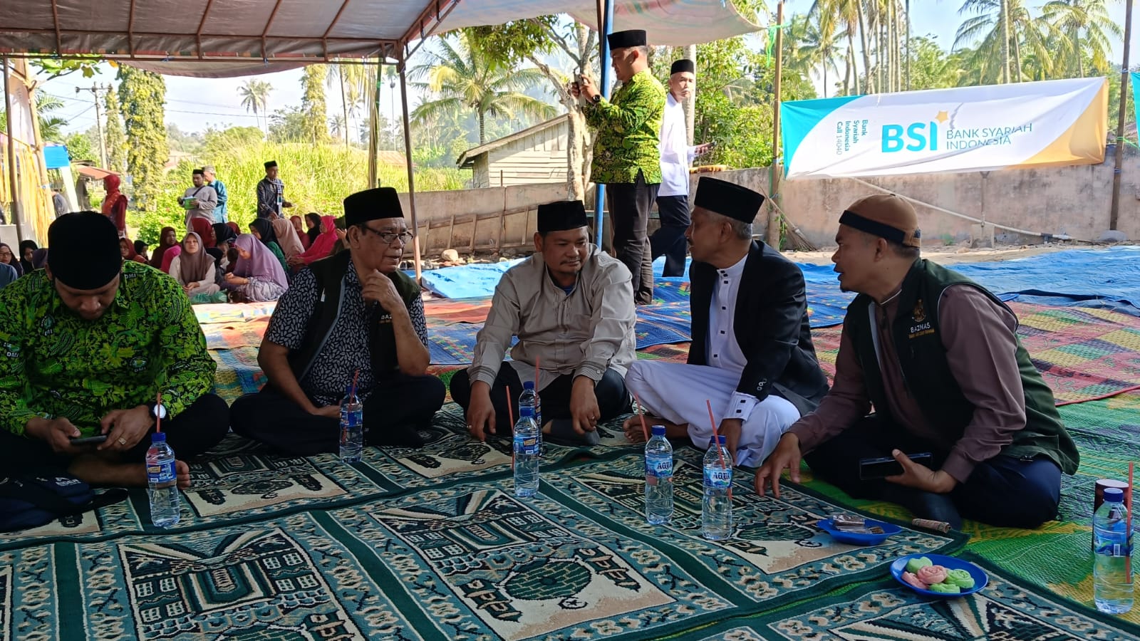 Pimpinan Baznas Karo Hadiri Isra Mikraj Nabi Muhammad Yang Diselenggarakan KUA Tigabinanga
